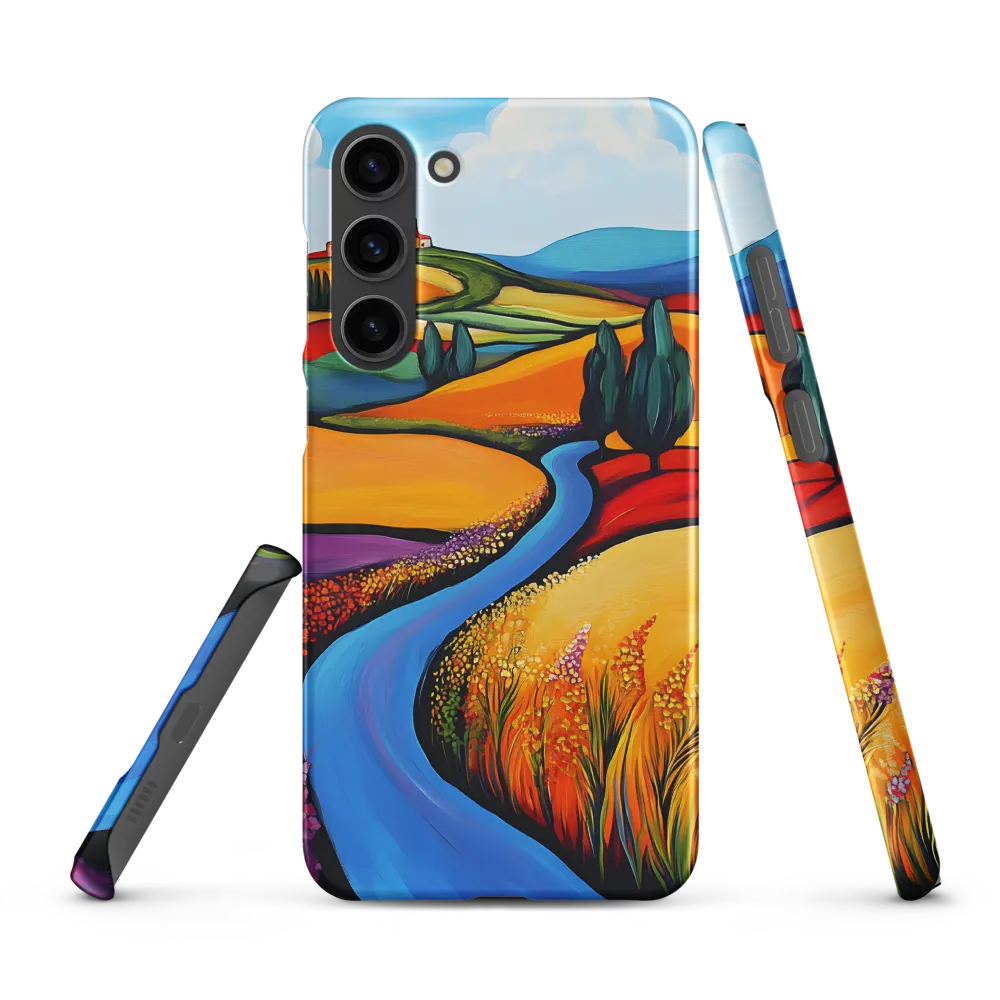Vibrant Landscape with Rolling Hills | Phone Case