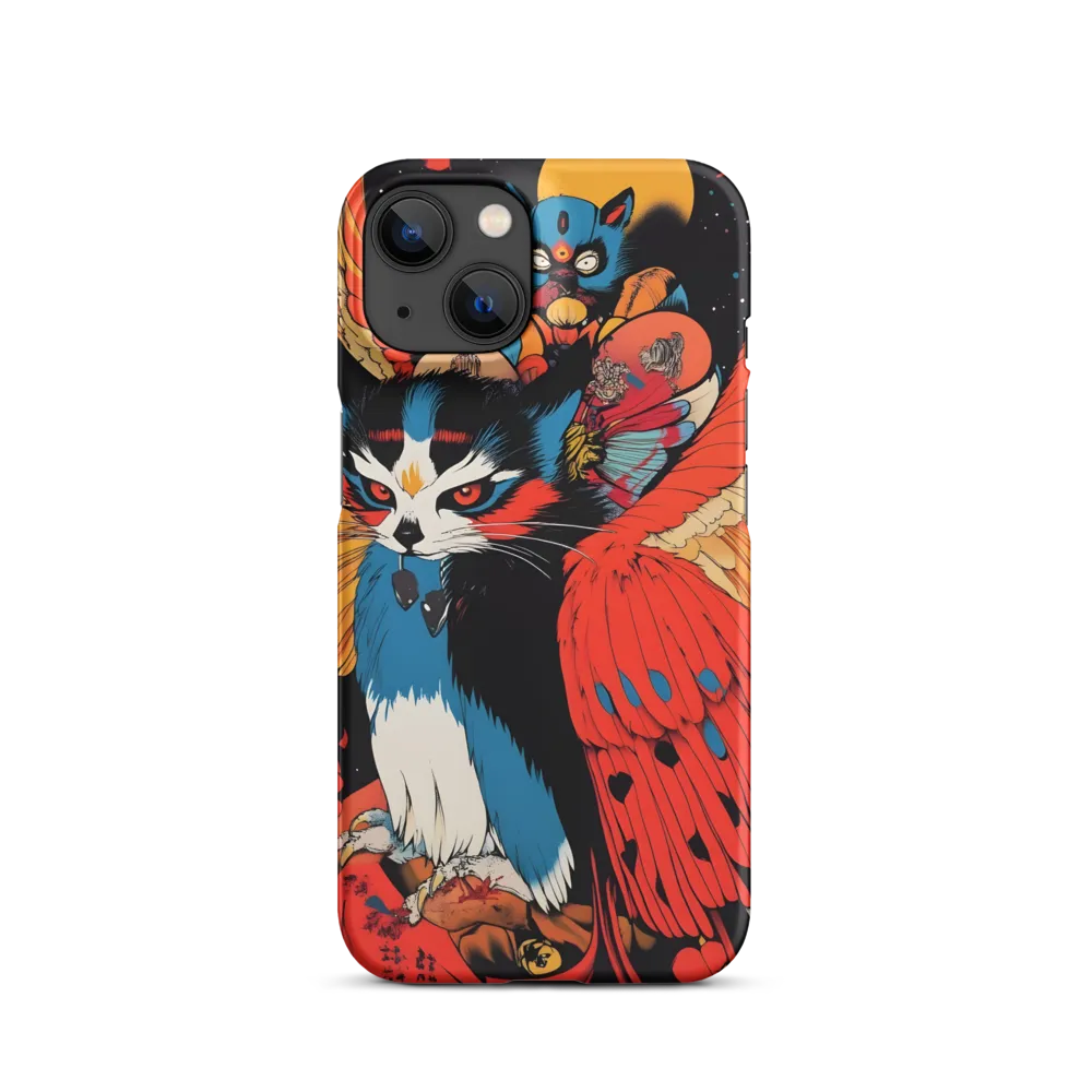 Mythical Fox with Colorful Feathers | Phone Case