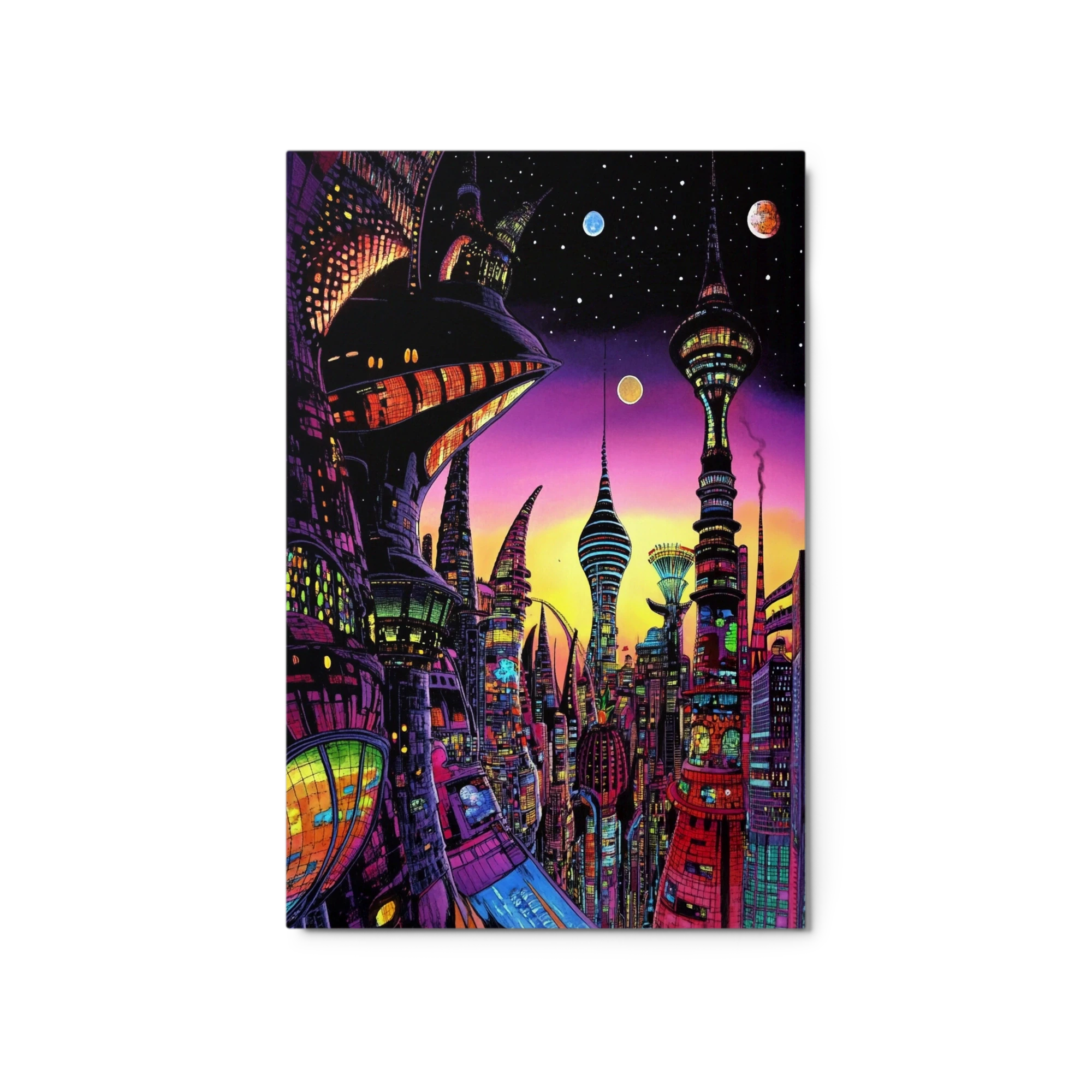 Futuristic Cityscape at Twilight