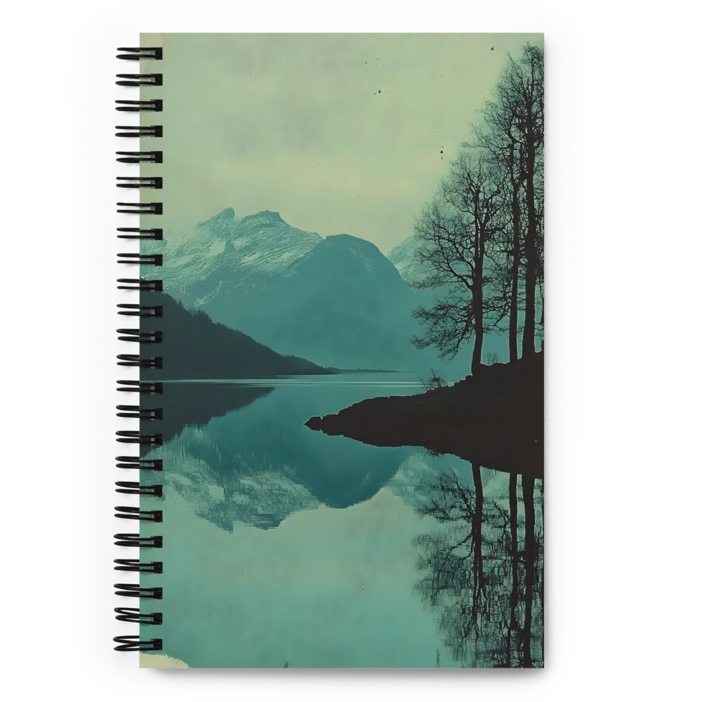 Serene Nordic Reflection 
 Spiral Notebook | 140 pages