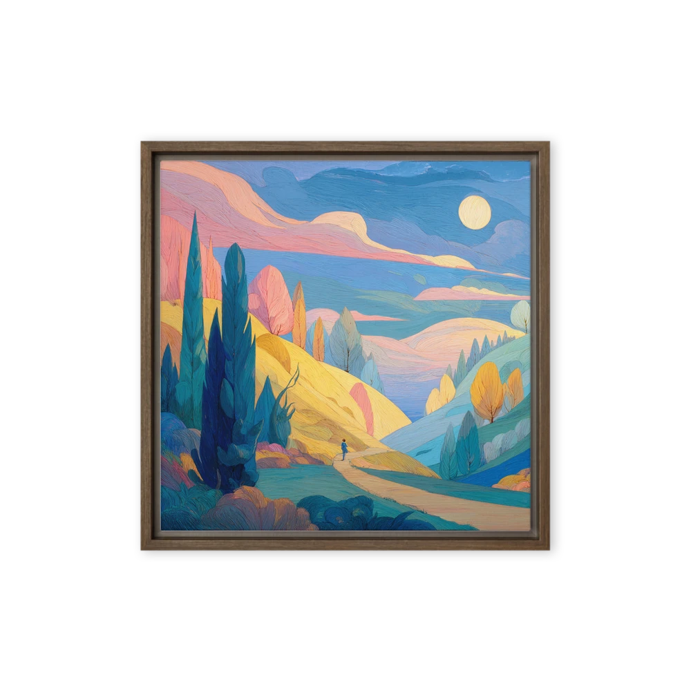 Moonlit Cypress Hills | Art Print