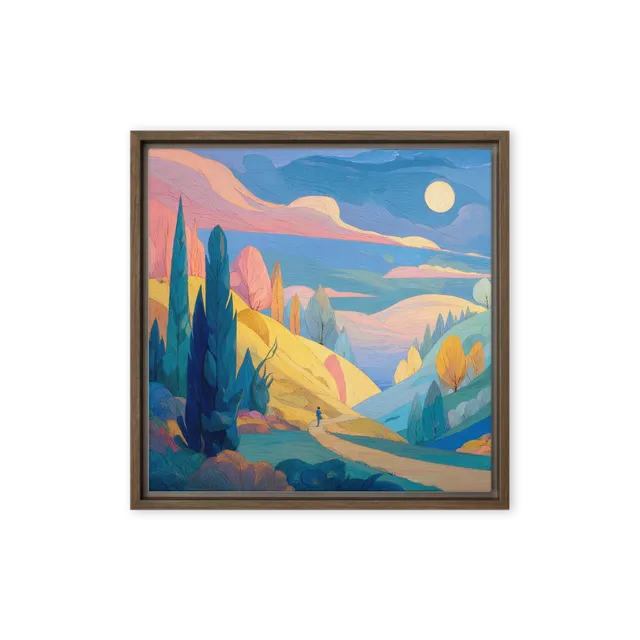 Moonlit Cypress Hills | Art Print