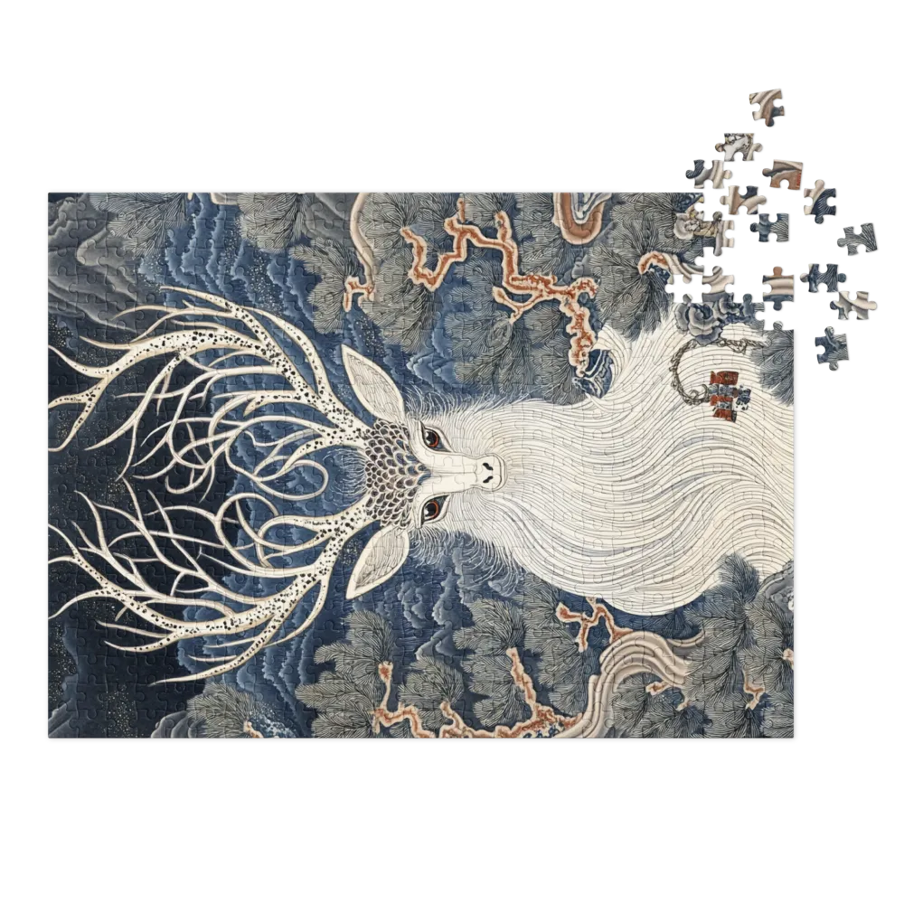 Mythical Deer in Forest