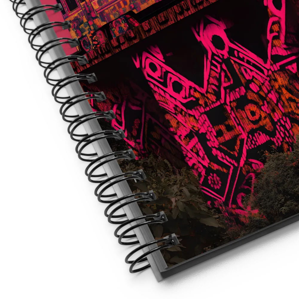 Elevated Patterned Journey 
 Spiral Notebook | 140 pages