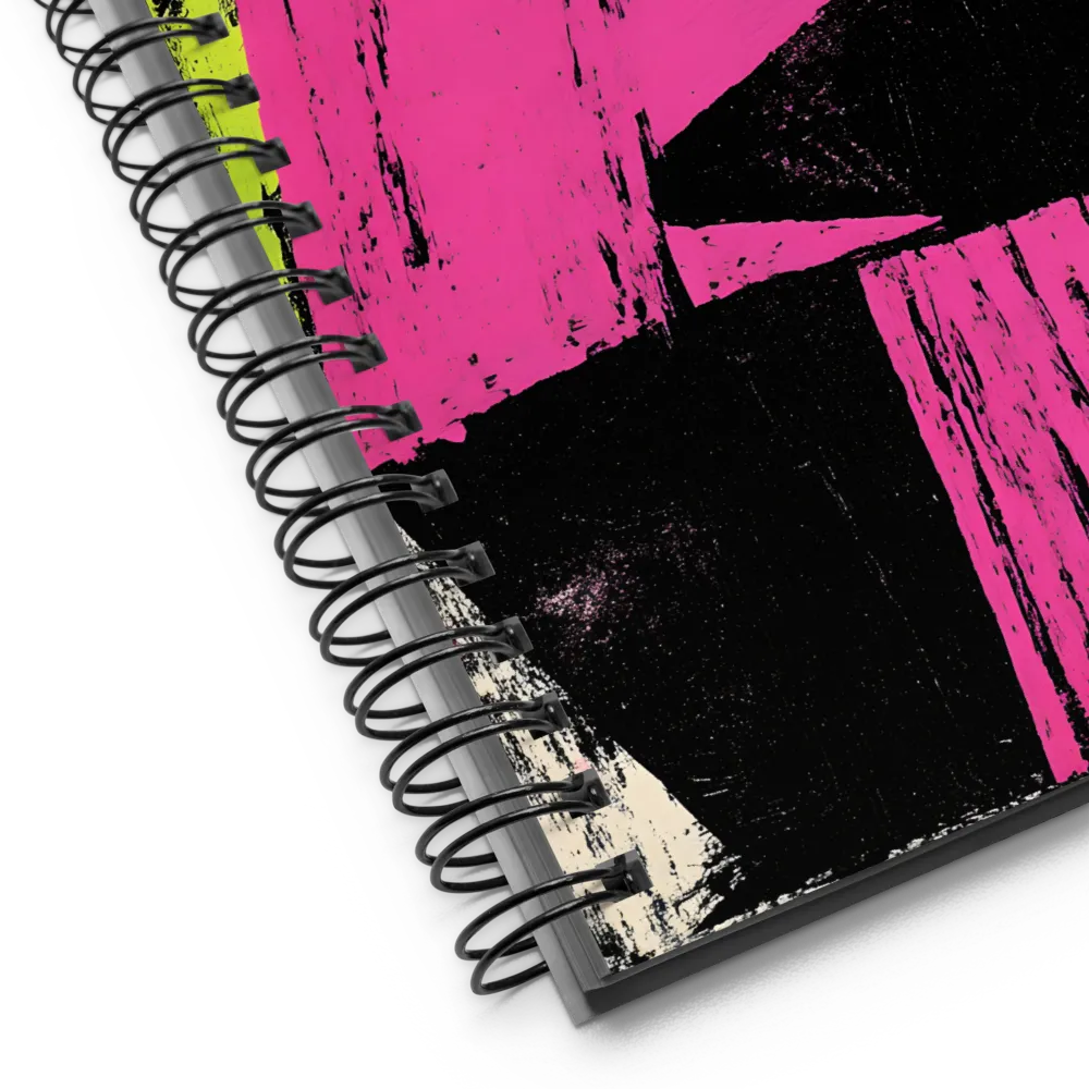Neon Expression Abstract 
 Spiral Notebook | 140 pages