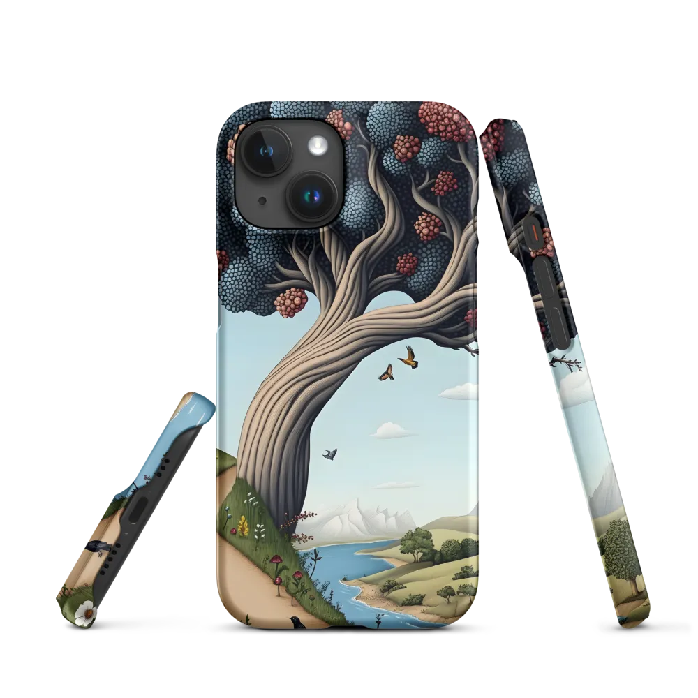 Surreal Stylized Tree Landscape | Phone Case