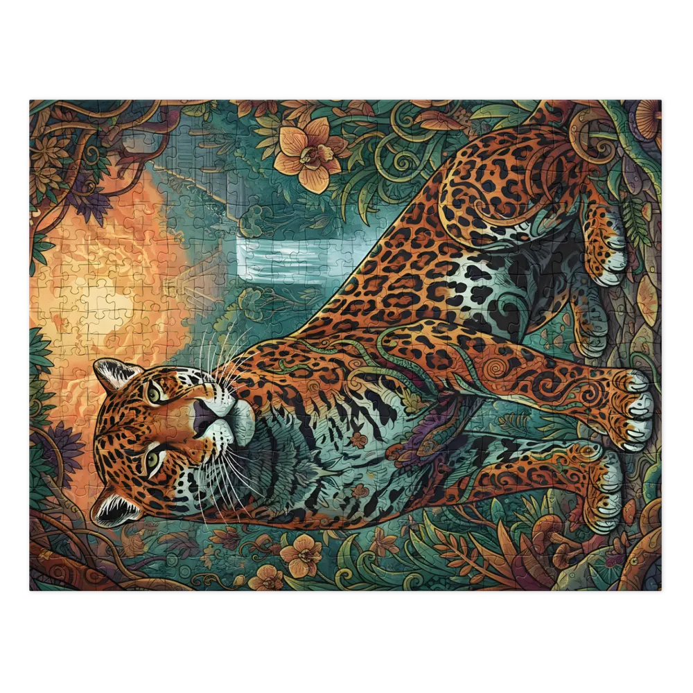 Jaguar of the Falls | Jigsaw Puzzles