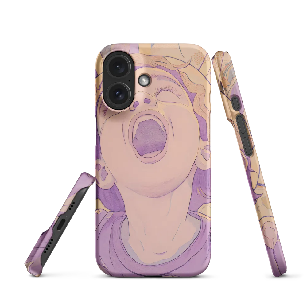 Surreal Drawing of a Joyful Child | Phone Case