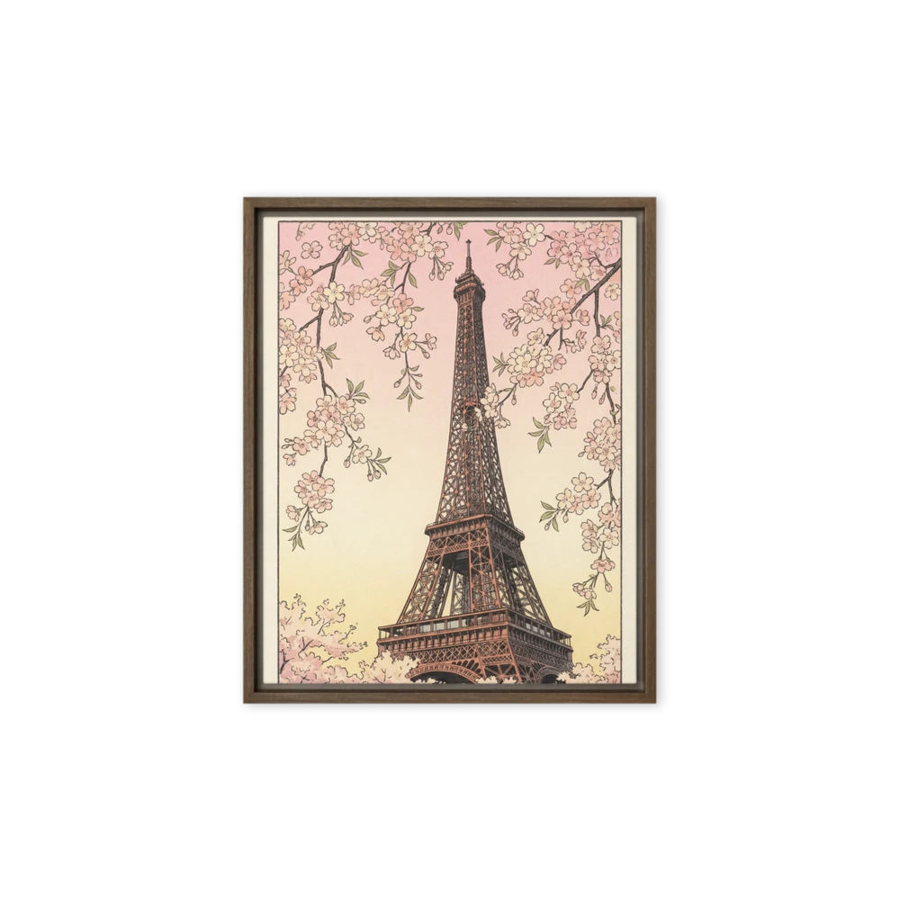 Springtime in Paris Ukiyo-e | Art Print