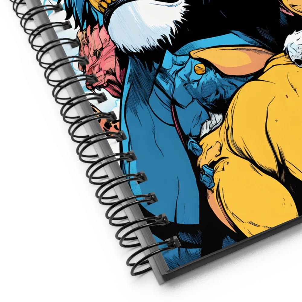 Roaring Beast Graphic Art 
 Spiral Notebook | 140 pages