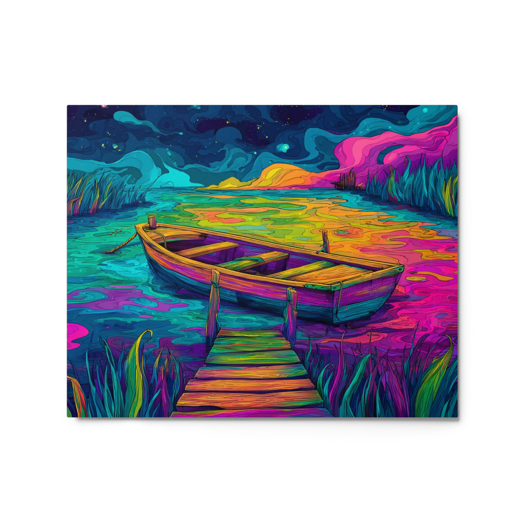Neon River Journey