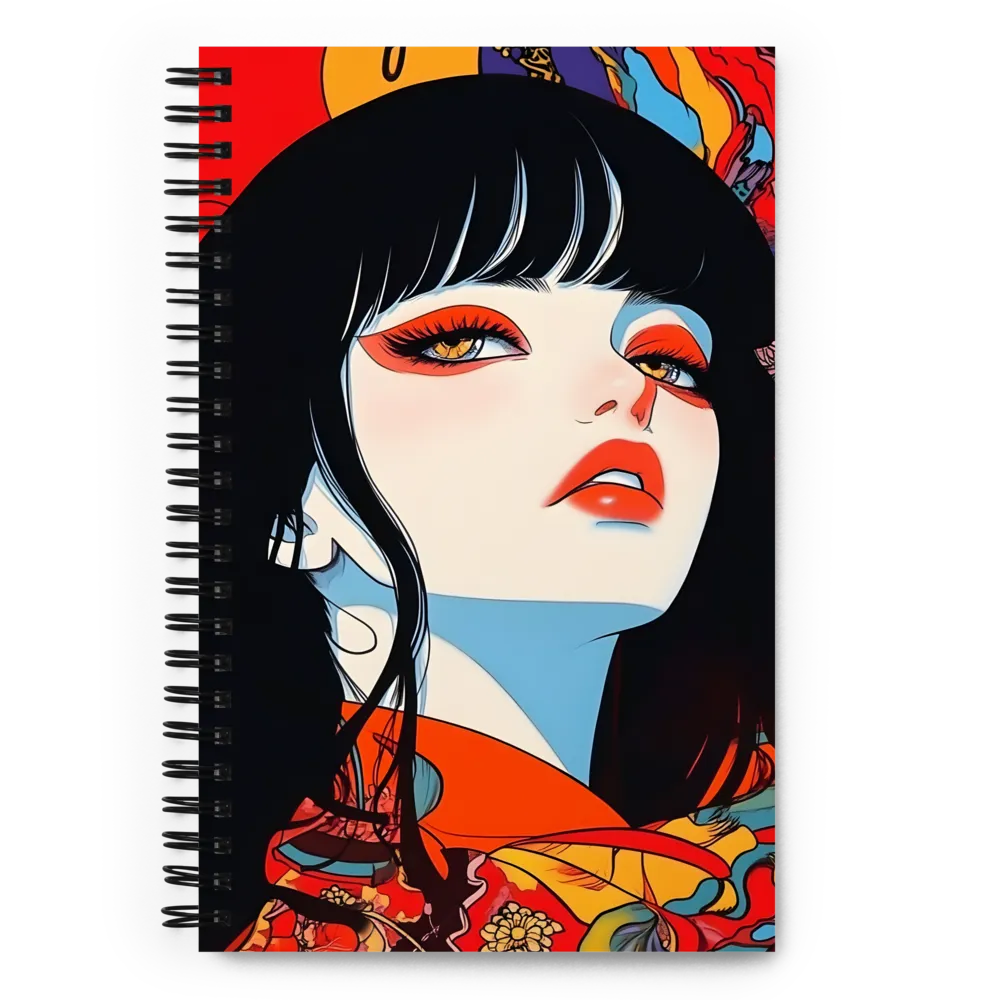 Crimson Gaze 
 Spiral Notebook | 140 pages