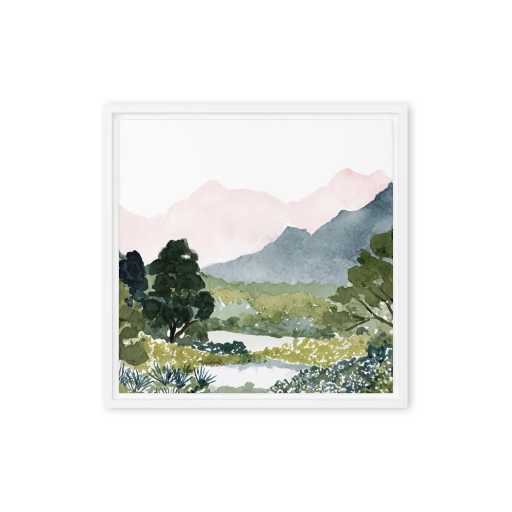Pink Peak Wilderness 
 Canvas | 28″x 28″
