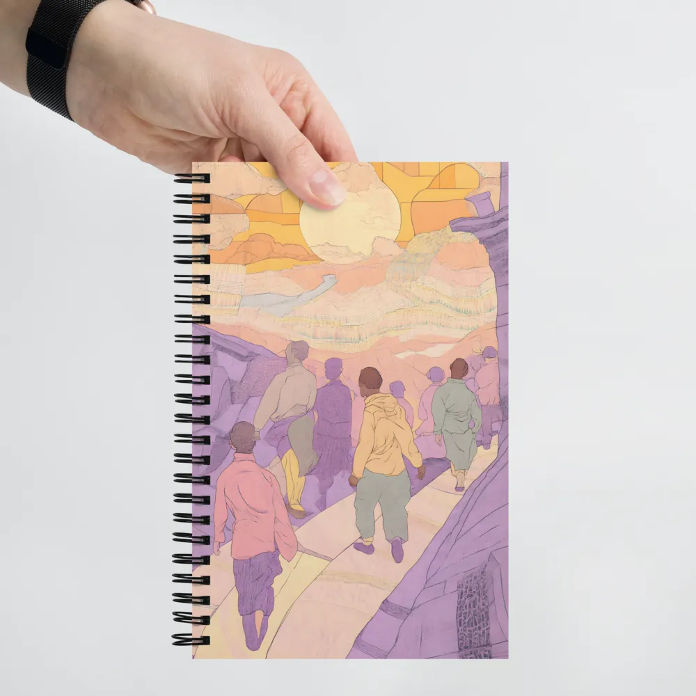 Woven Paths to the Light 
 Spiral Notebook | 140 pages