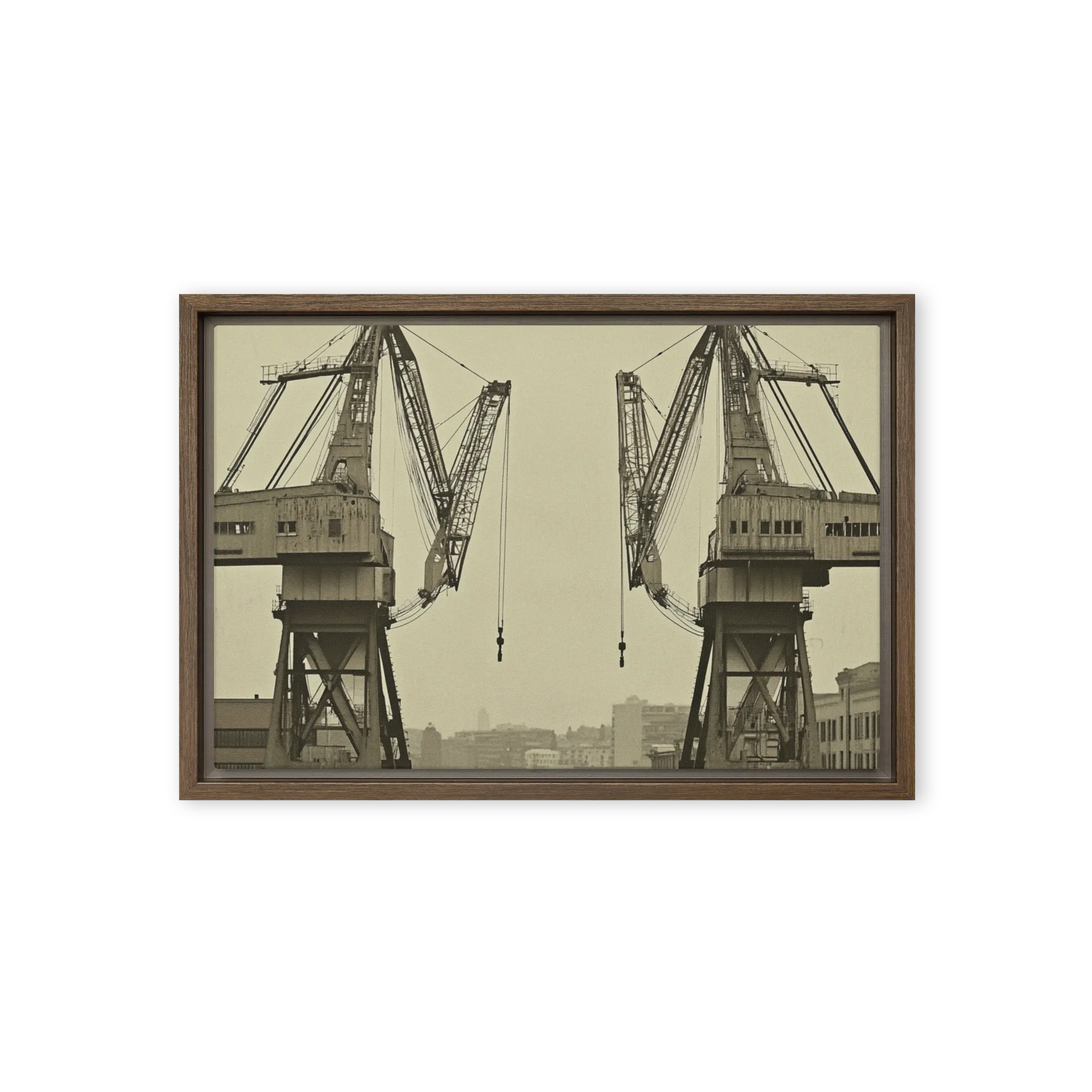 Industrial Sentinels 
 Metal Print | 20″x 30″