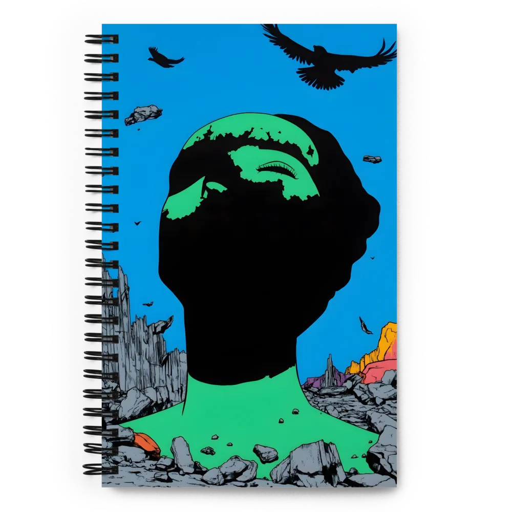 Gaze of the Desolate World 
 Spiral Notebook | 140 pages