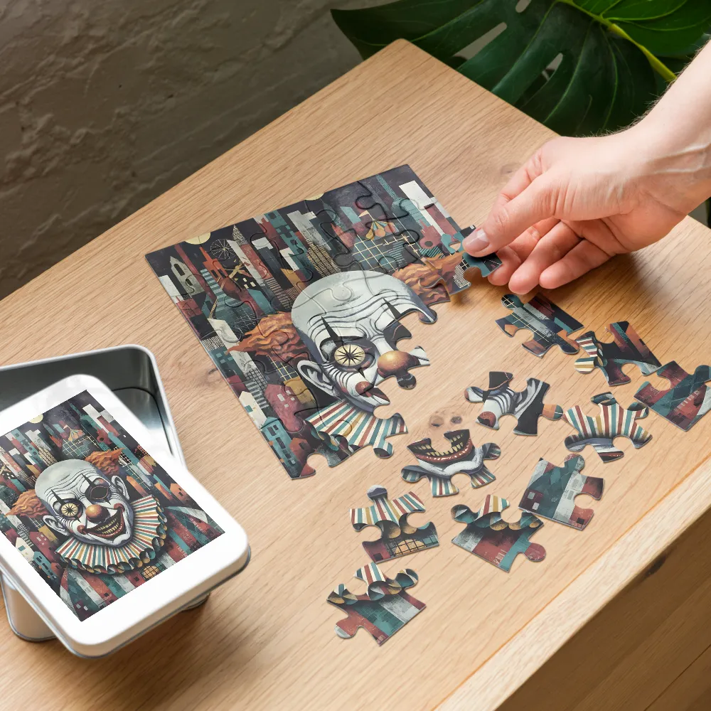 Carnival of Shadows 
 Jigsaw Puzzle in Tin Box