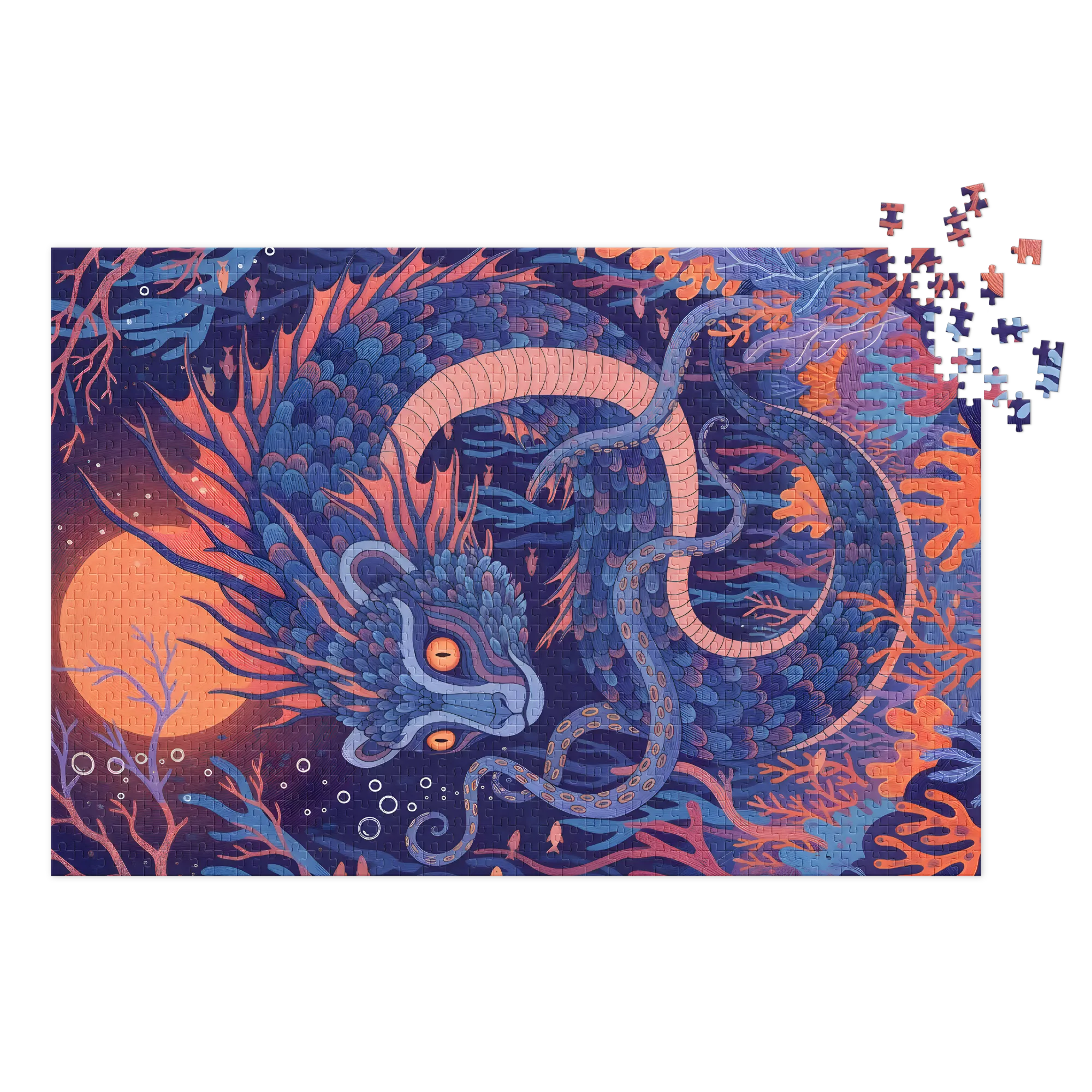 Moonlit Sea Serpent