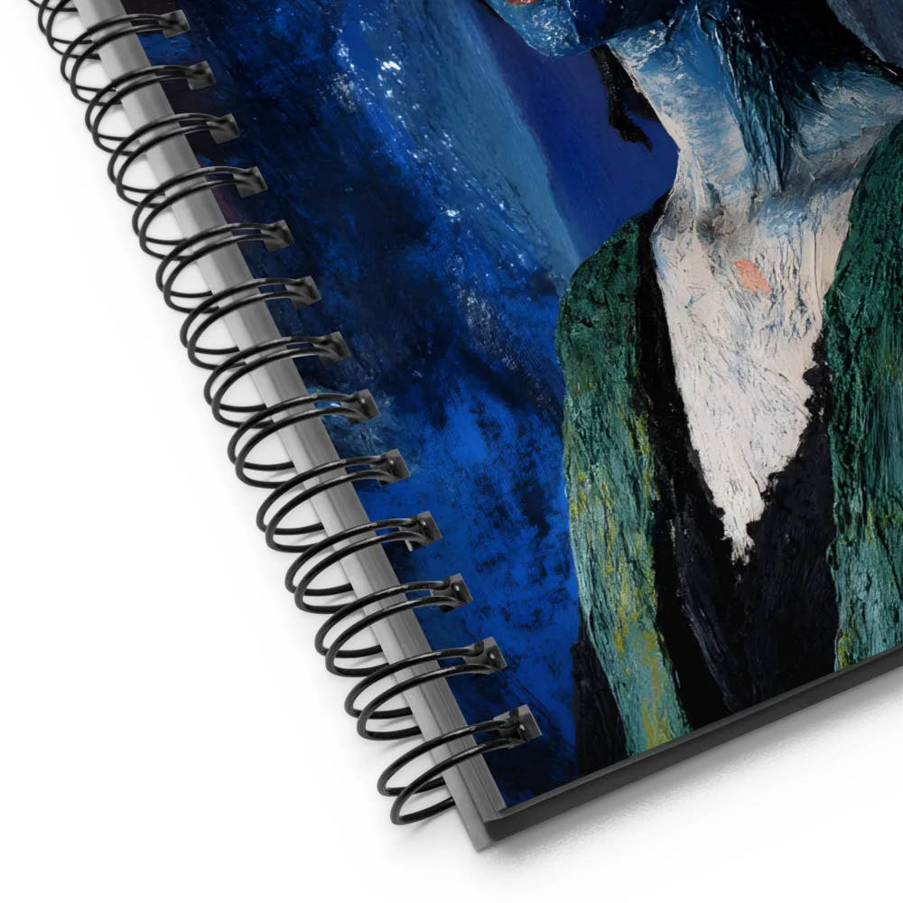 Impasto Headdress Portrait 
 Spiral Notebook | 140 pages