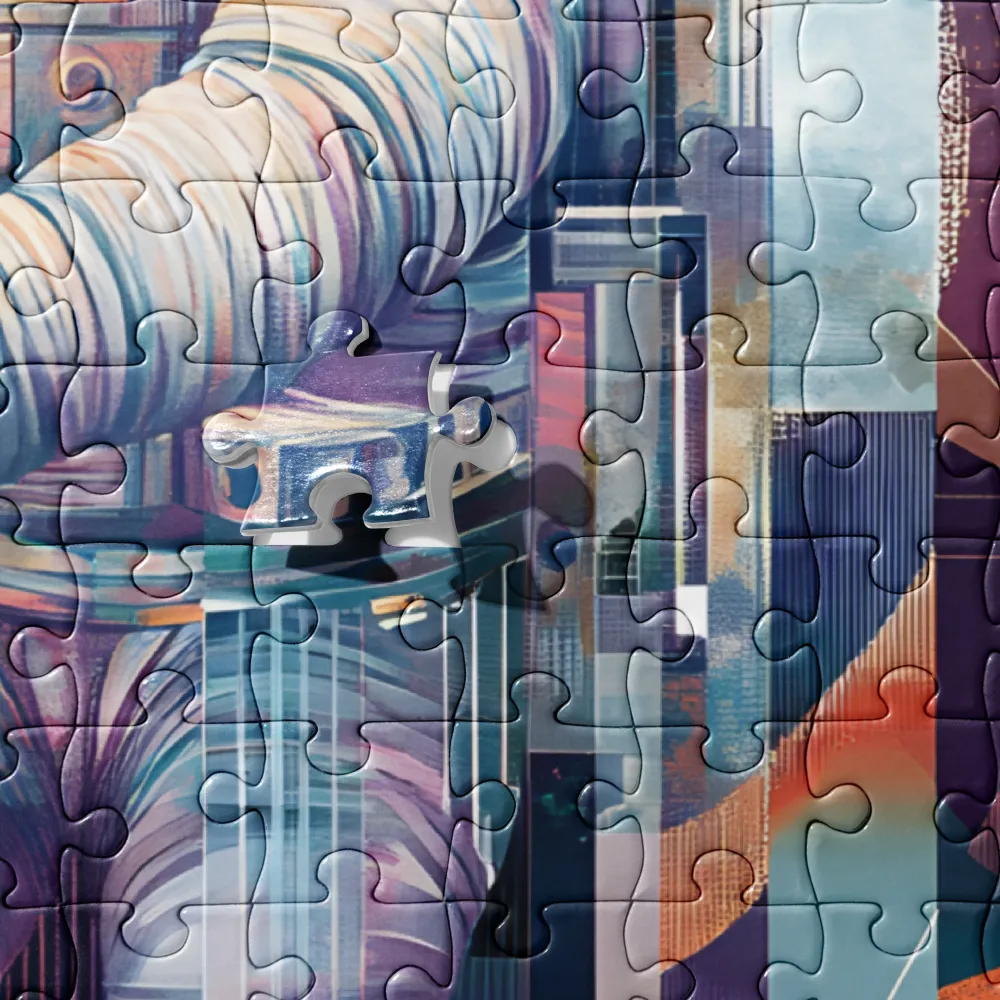 Cosmic Mosaic Astronaut 
 Jigsaw Puzzle in Tin Box