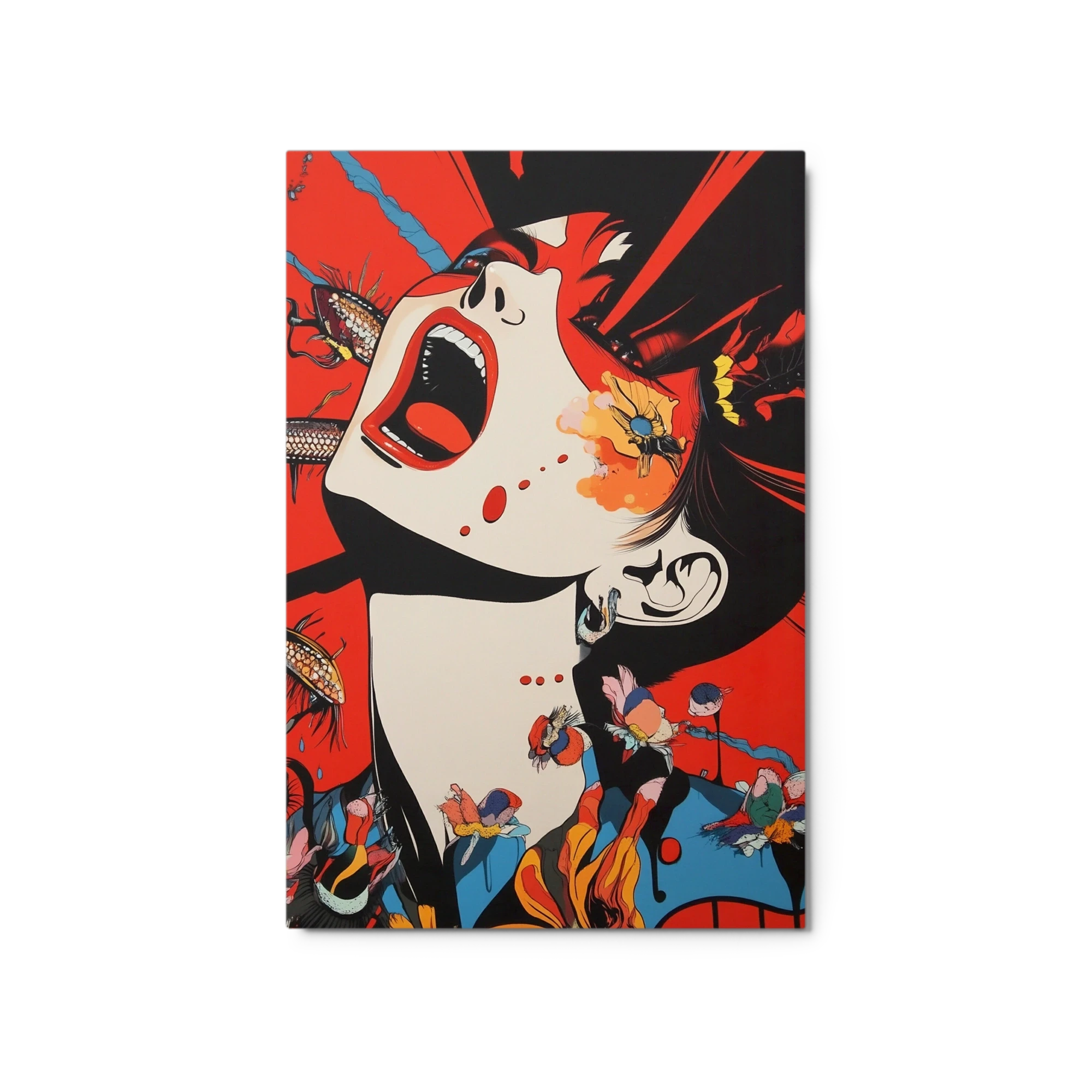 Surreal Pop Art Woman