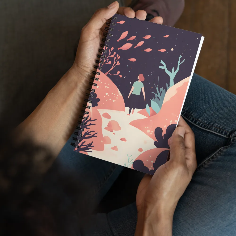 Journey Through the Cosmic Forest 
 Spiral Notebook | 140 pages