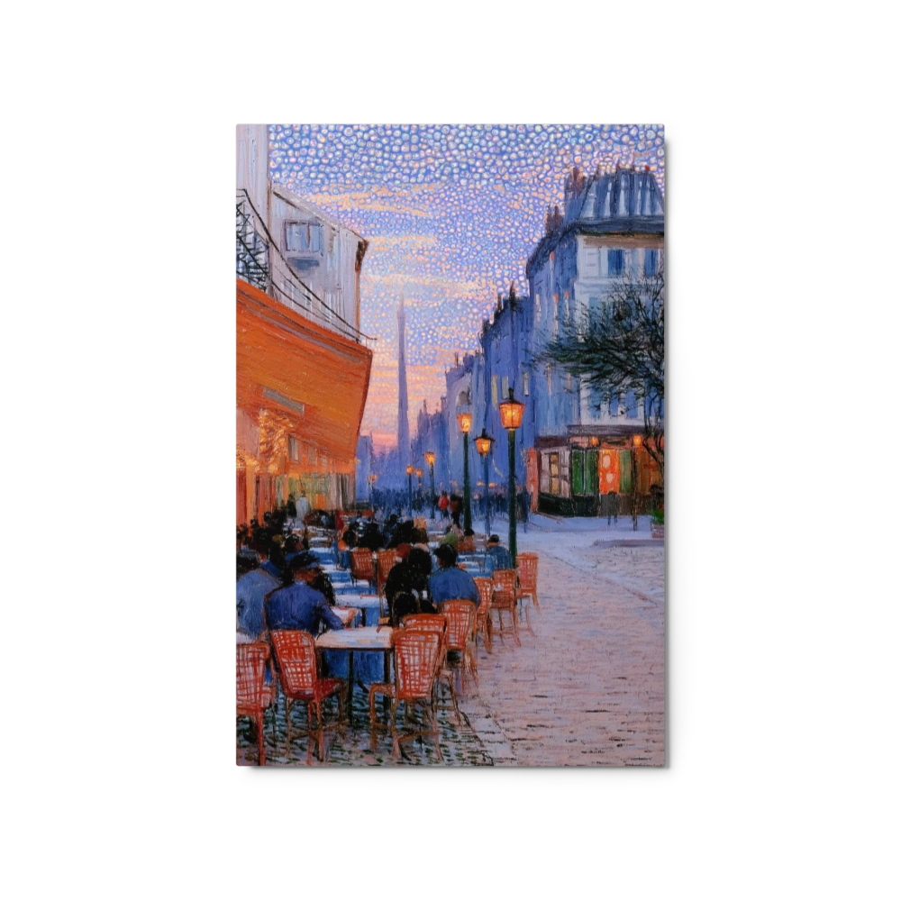 Twilight at the Parisian Cafe