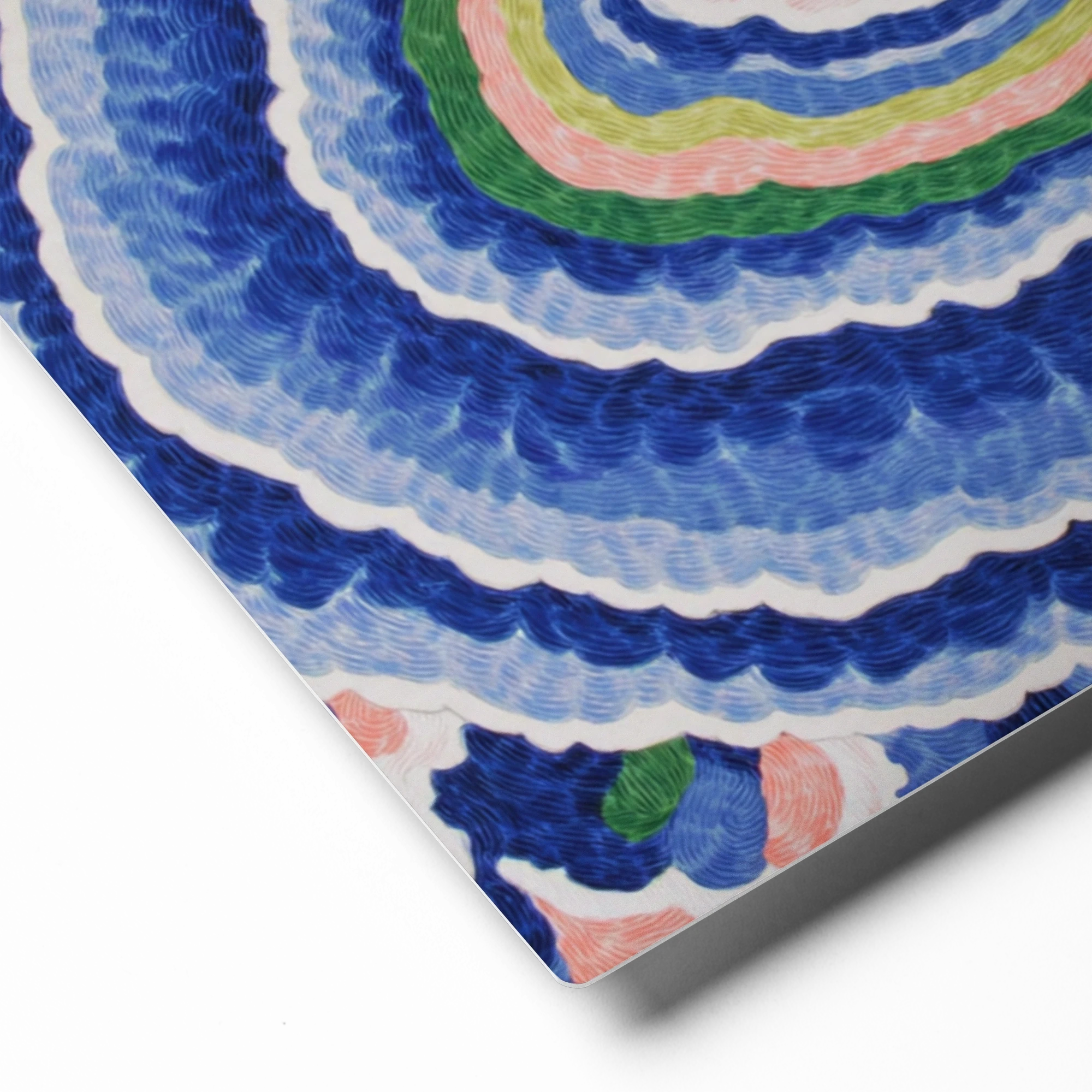 Blue Agate Ripples | Art Print