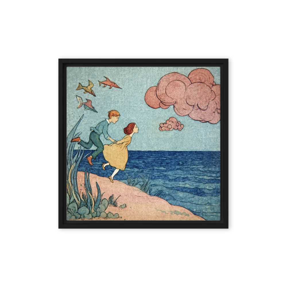 Children by the Sea | Art Print