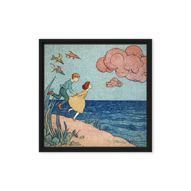 Children by the Sea | Art Print