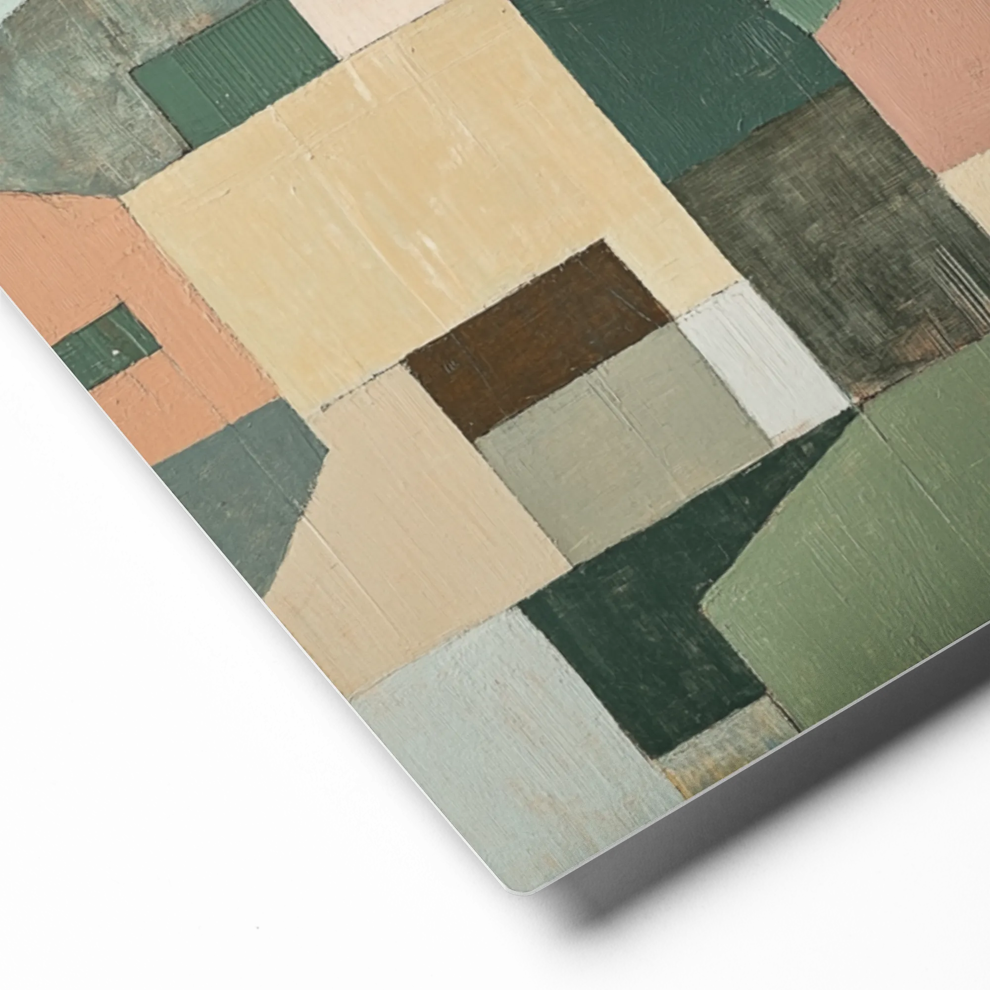Muted Blocks Townscape | Art Print