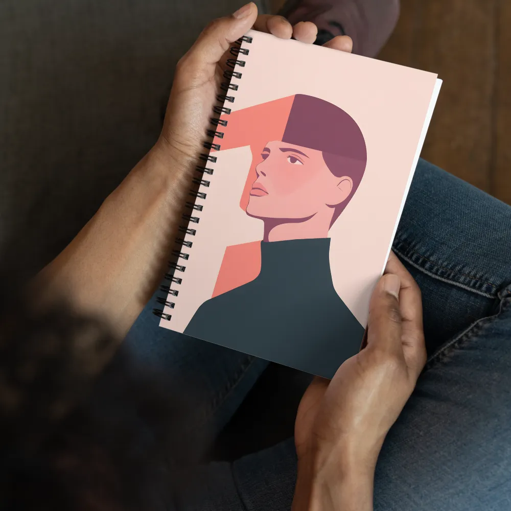 Contemplative Profile 
 Spiral Notebook | 140 pages