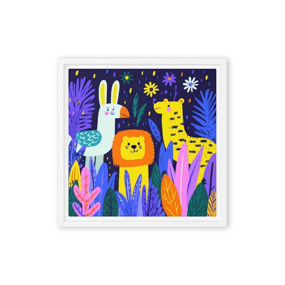 Whimsical Jungle Friends | Art Print