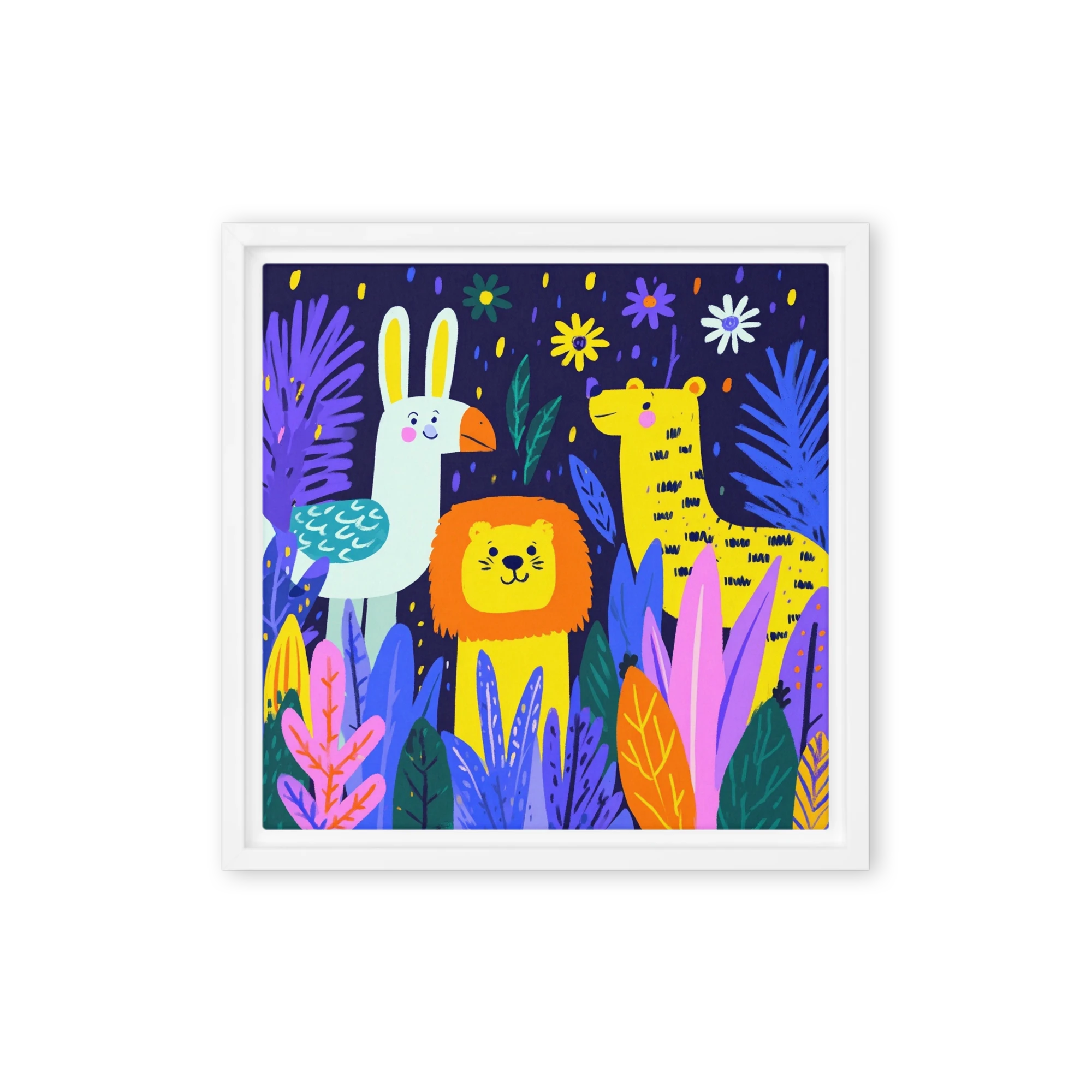 Whimsical Jungle Friends | Art Print
