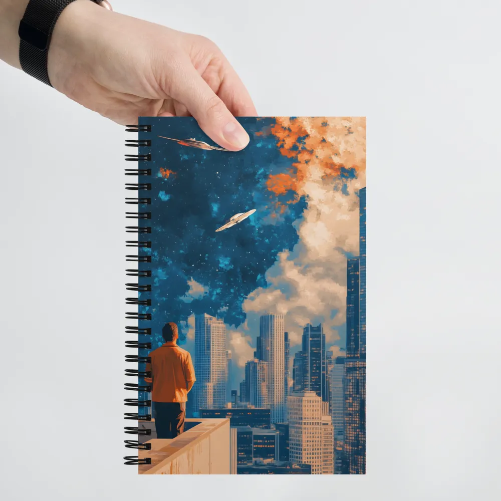 Urban Cosmic Gaze 
 Spiral Notebook | 140 pages