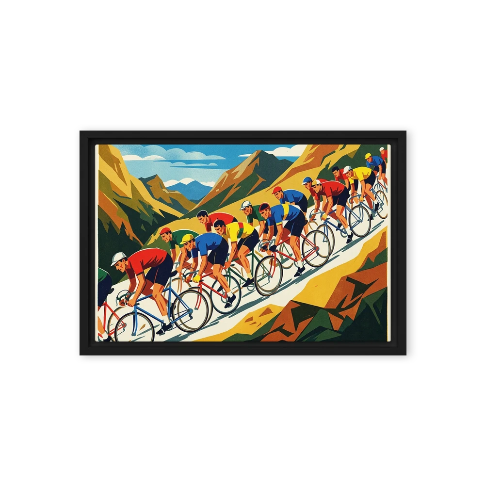 Ascent of the Cyclists | Art Print