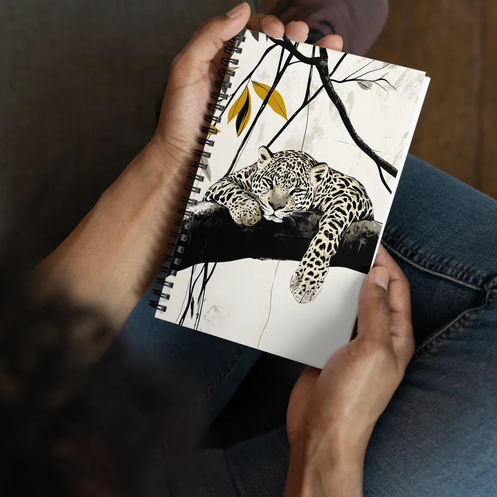 Resting Jaguar 
 Spiral Notebook | 140 pages