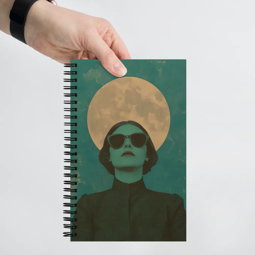 Lunar Gaze 
 Spiral Notebook | 140 pages