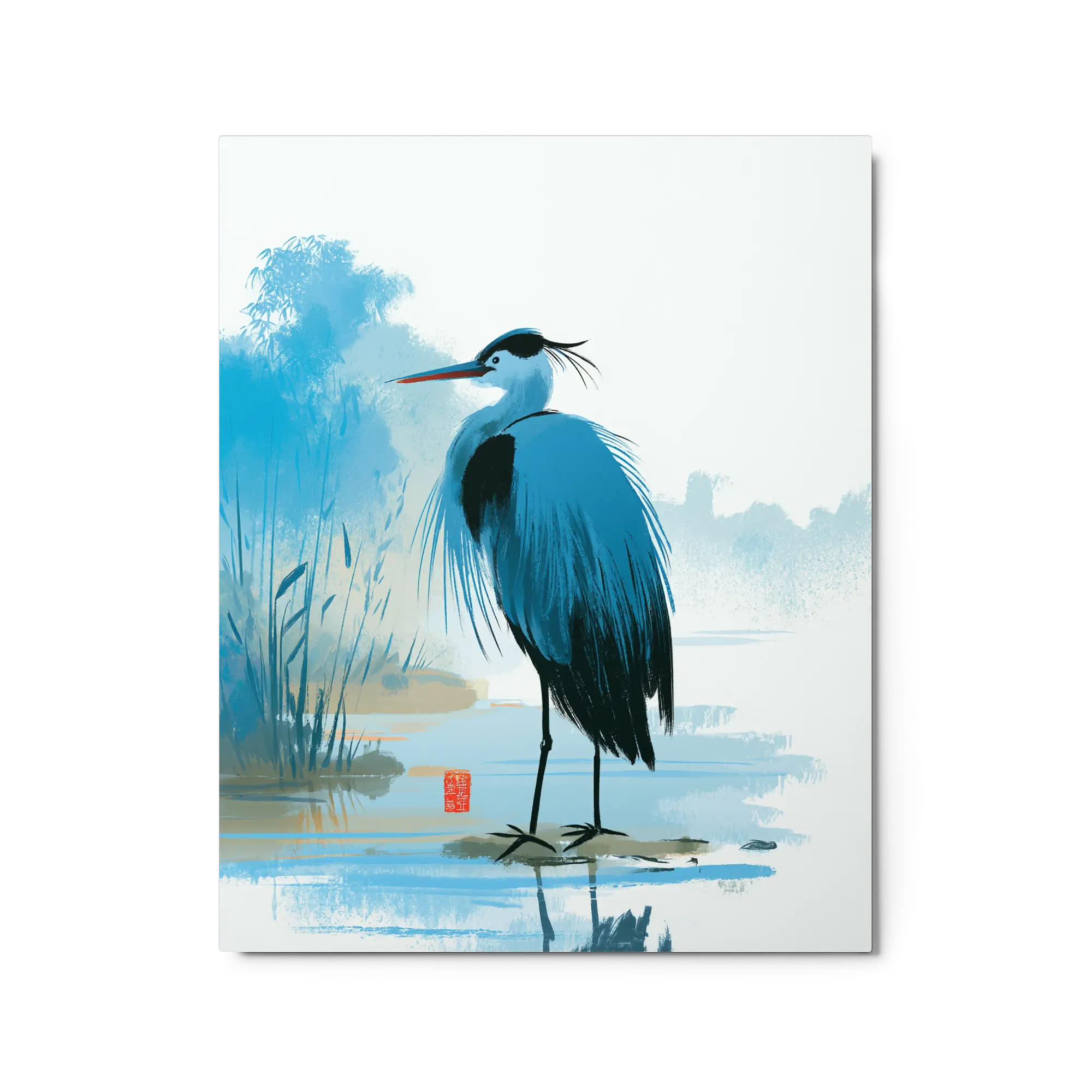 The Serene Heron