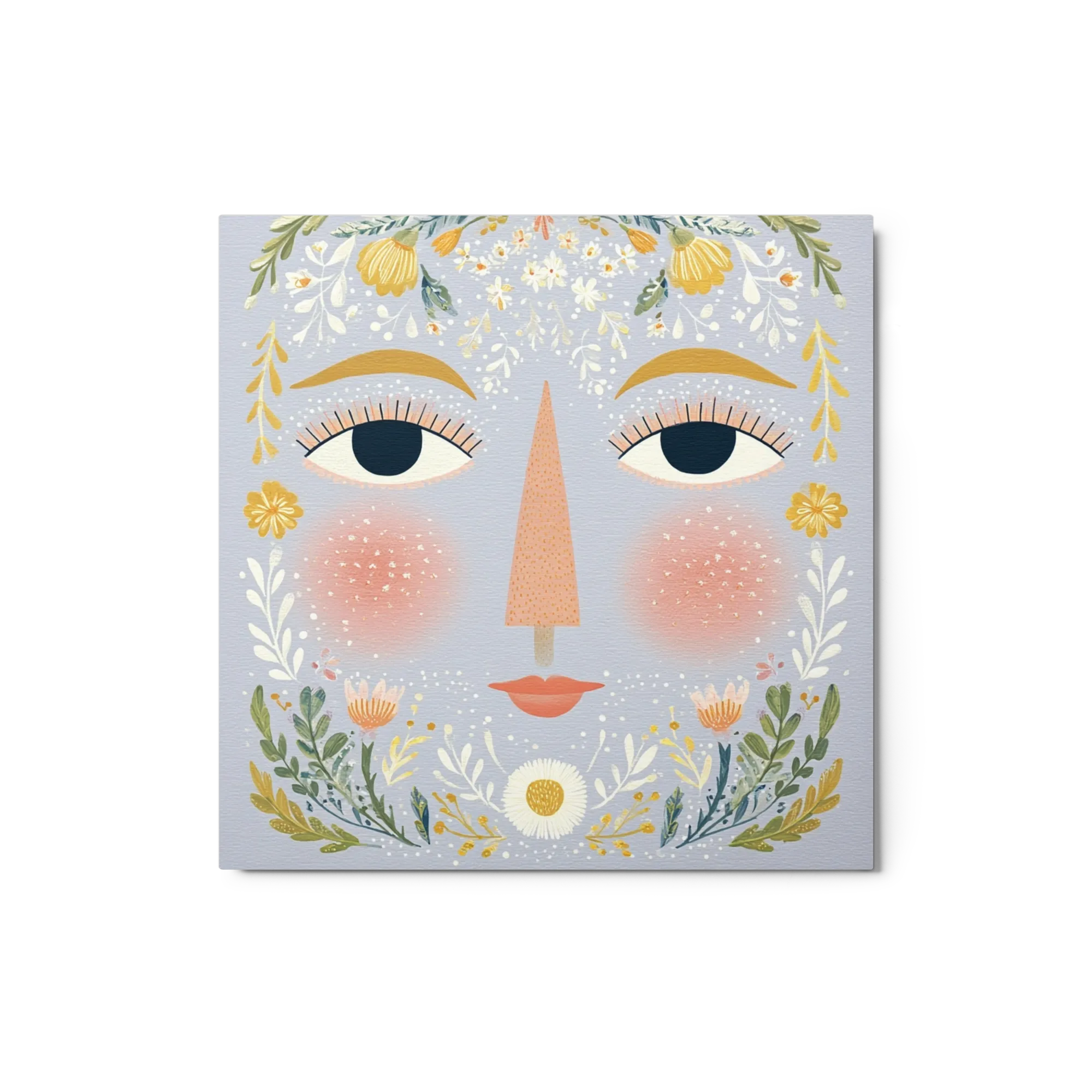 Botanical Face in Bloom