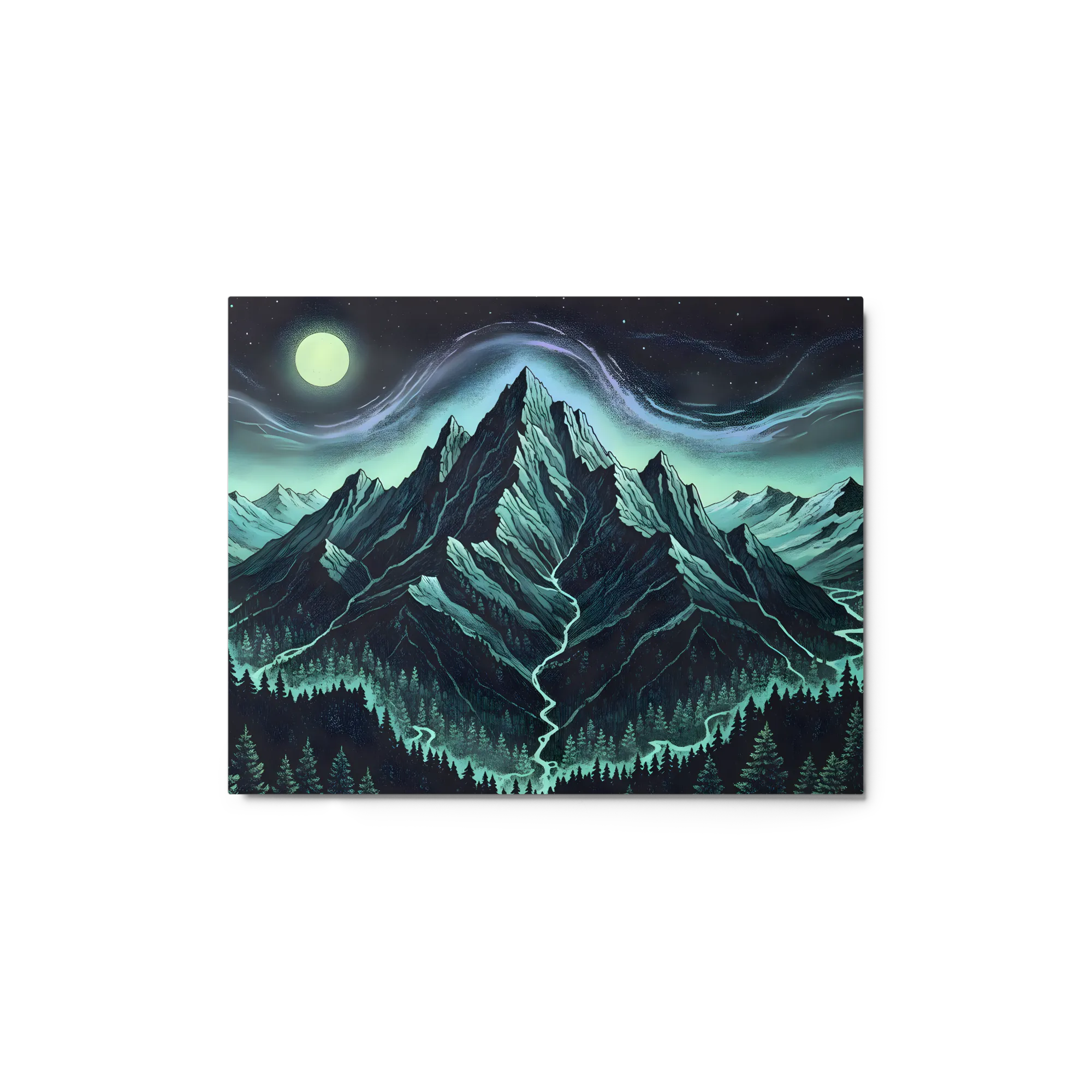Stippled Mountain Aurora