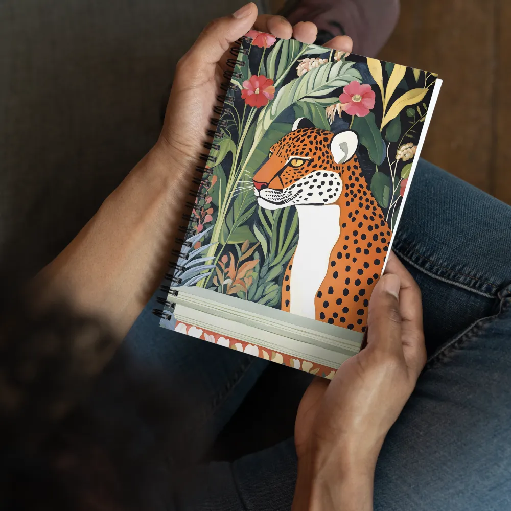 Jungle Leopard Serenity 
 Spiral Notebook | 140 pages