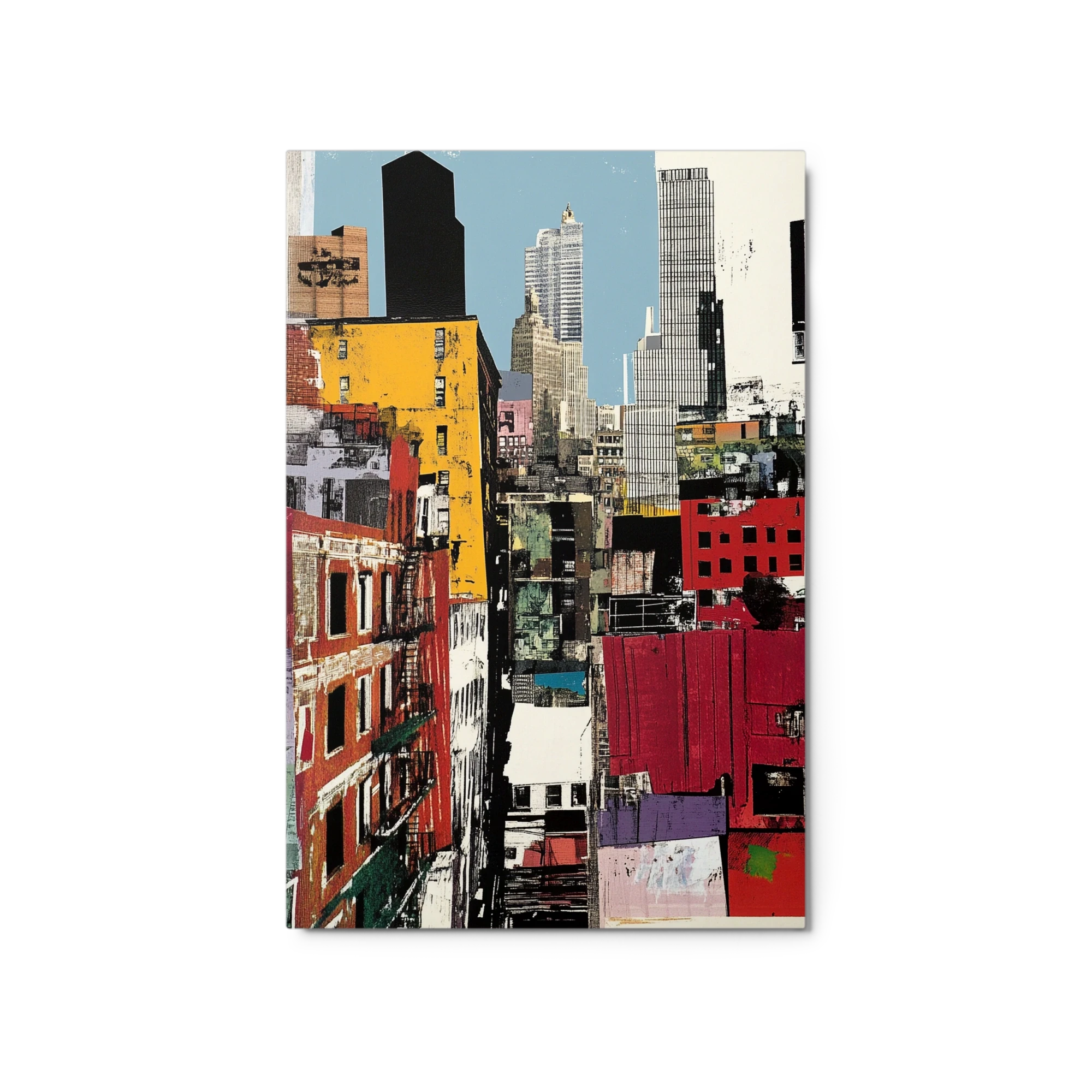 Vibrant Abstract Cityscape Design