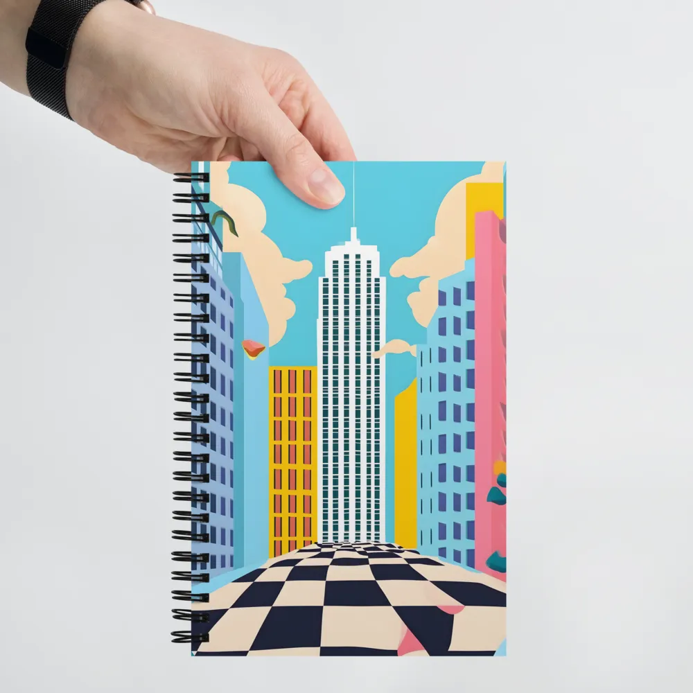 Vibrant Urban View 
 Spiral Notebook | 140 pages