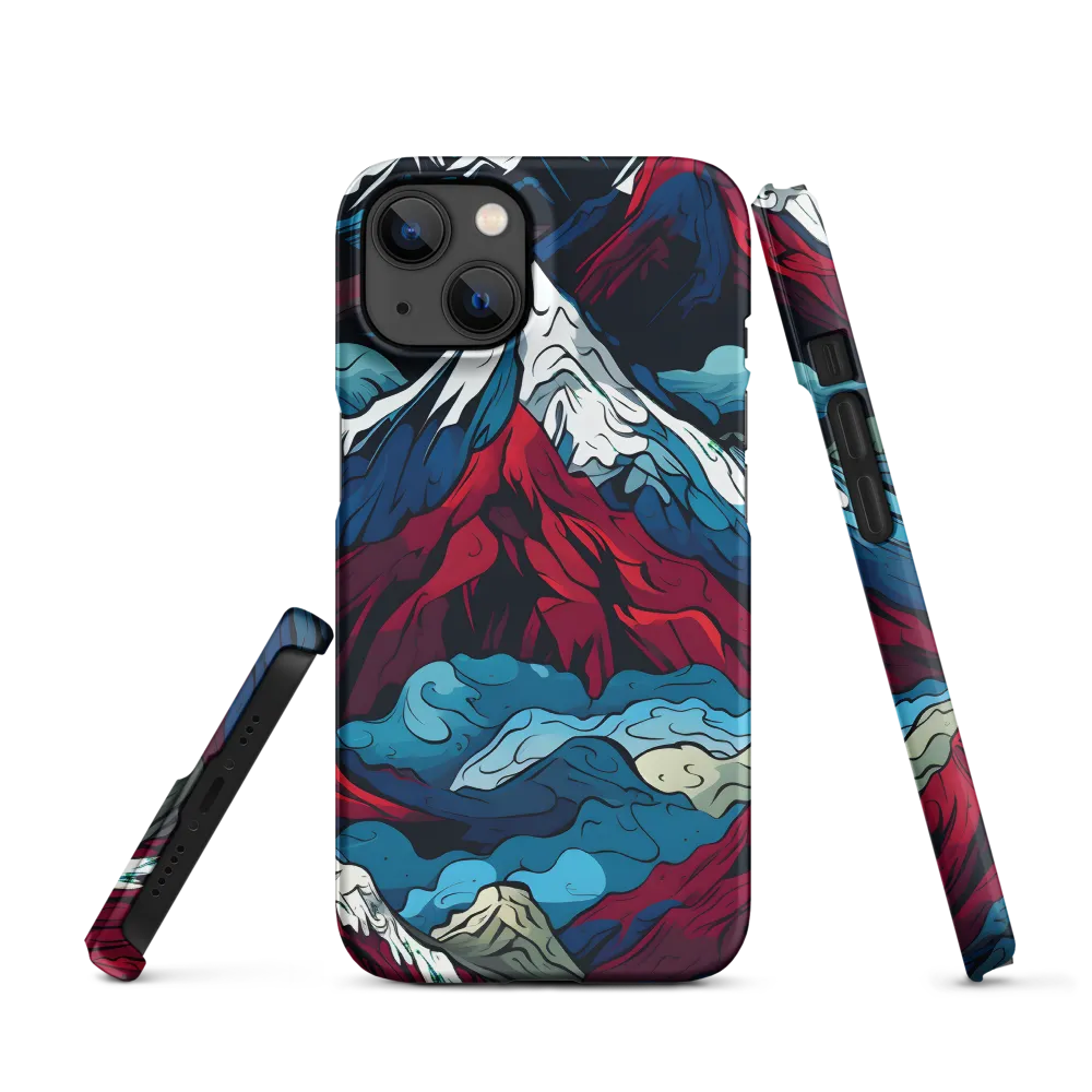Stylized Mountain Landscape | Phone Case