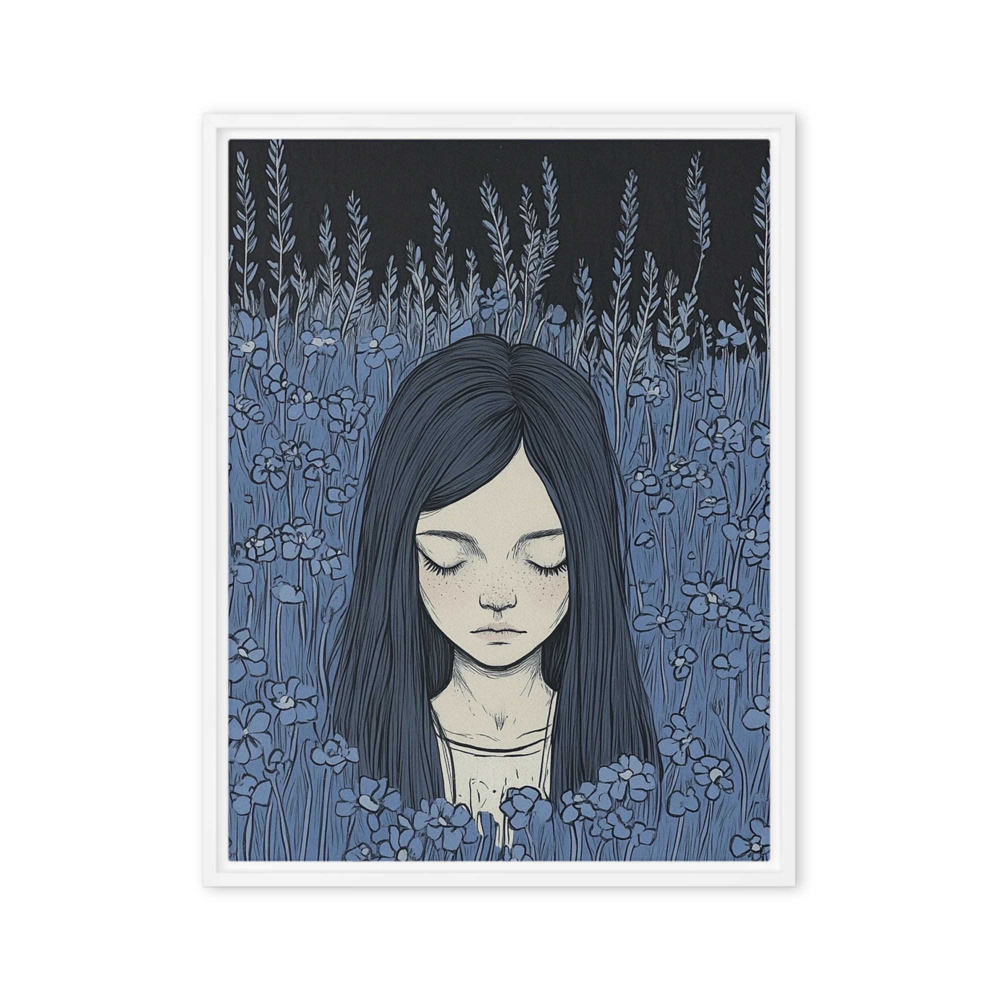 Serenity in Blue Blooms