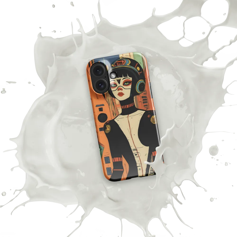 Neon Metropolis Sentinel 
 Samsung Galaxy S25 | Snap Case