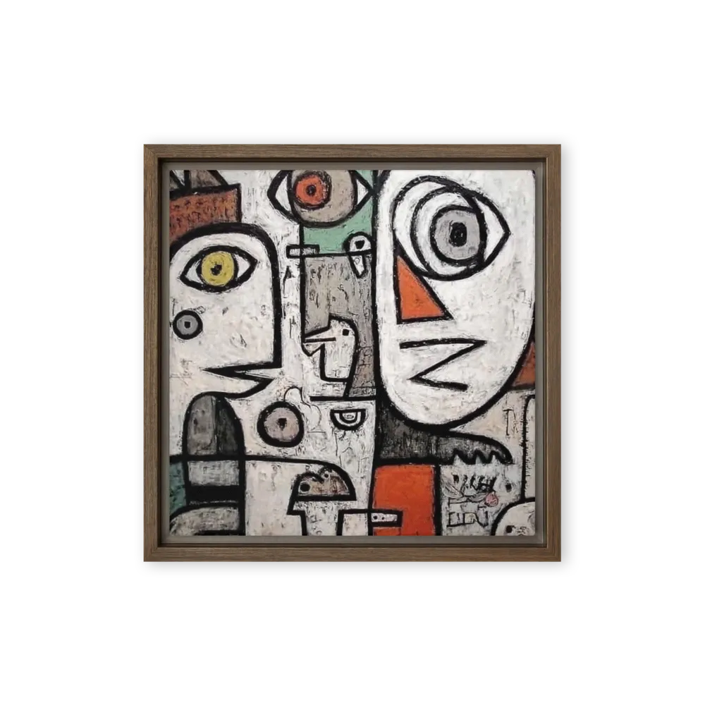 Totem of the Mind 
 Poster with Black Frame | 14″x 14″