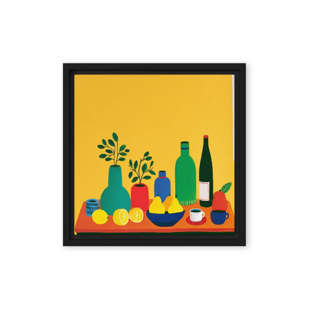 Sunny Table Still Life 
 Canvas | 8″x 8″