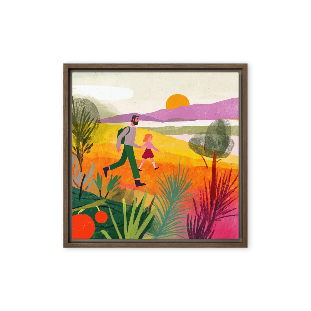 Textured Nature Walk | Art Print